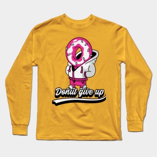 Donut Man design Long Sleeve T-Shirt